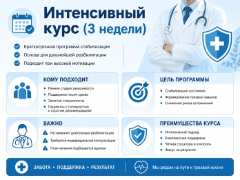 Реабилитация за 21 день в Камышлове